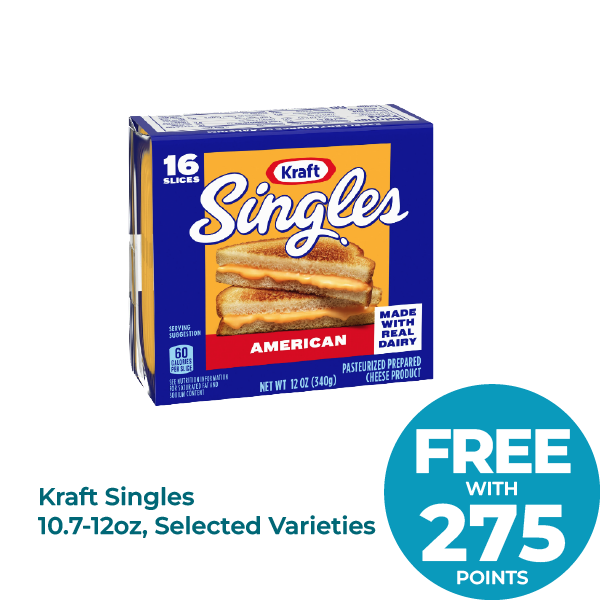 Kraft Singles10.7-12oz, Selected Varieties