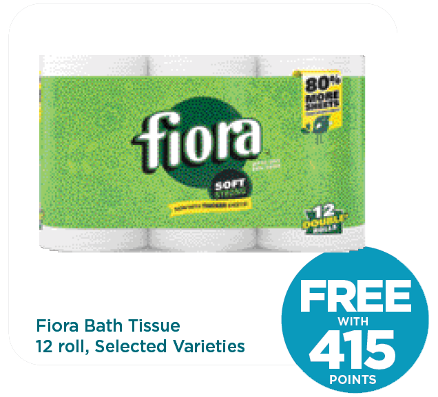 Fiora Bath Tissue 12 roll, Selected Varieties