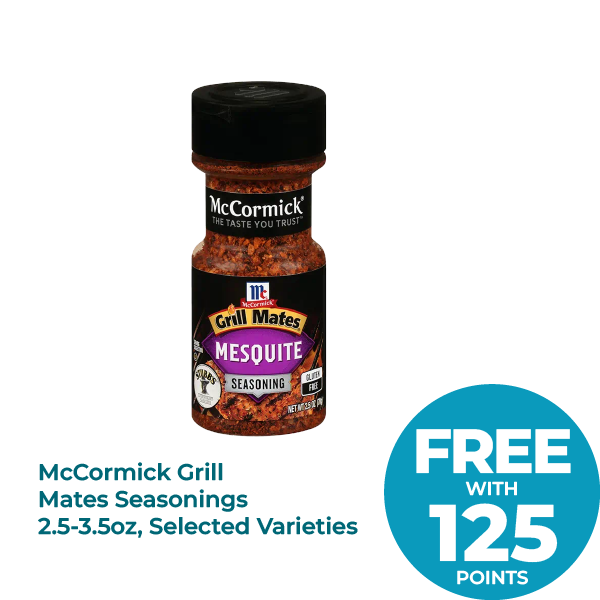 McCormick Grill Mates Seasonings 2.5-3.5oz, Selected Varieties