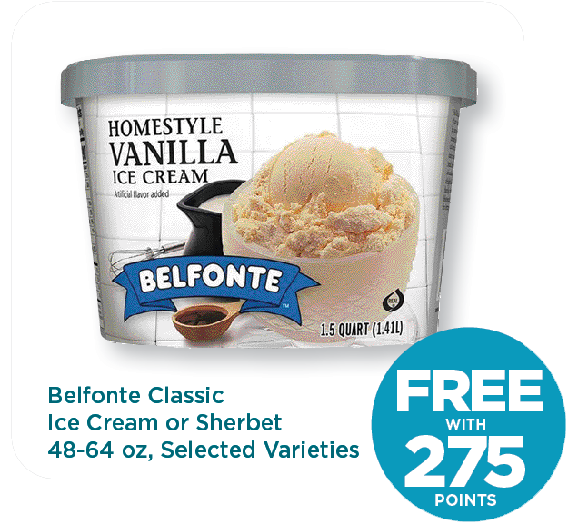 Belfonte Classic Ice Cream or Sherbet 48-64 oz, Selected Varieties