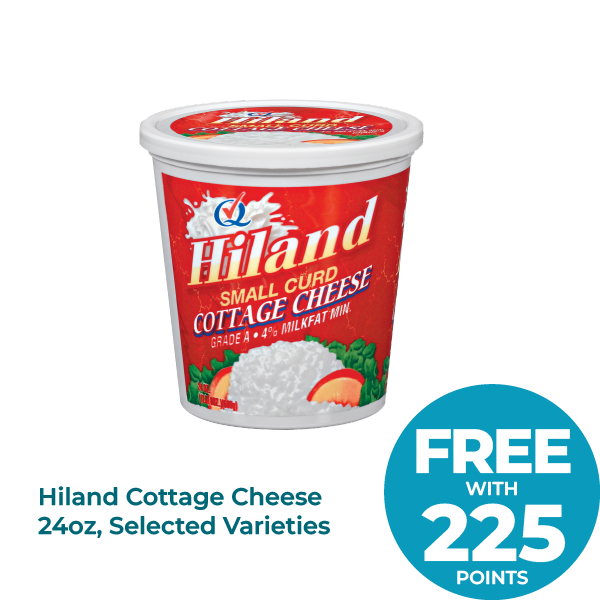 Hiland Cottage Cheese 24oz, Selected Varieties