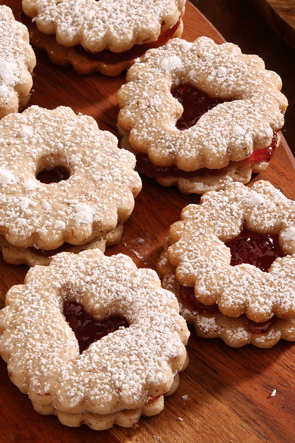 Austrian Linzer Cookies