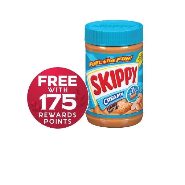 SKIPPY PEANUT BUTTER 16.3 oz Creamy or Chunky