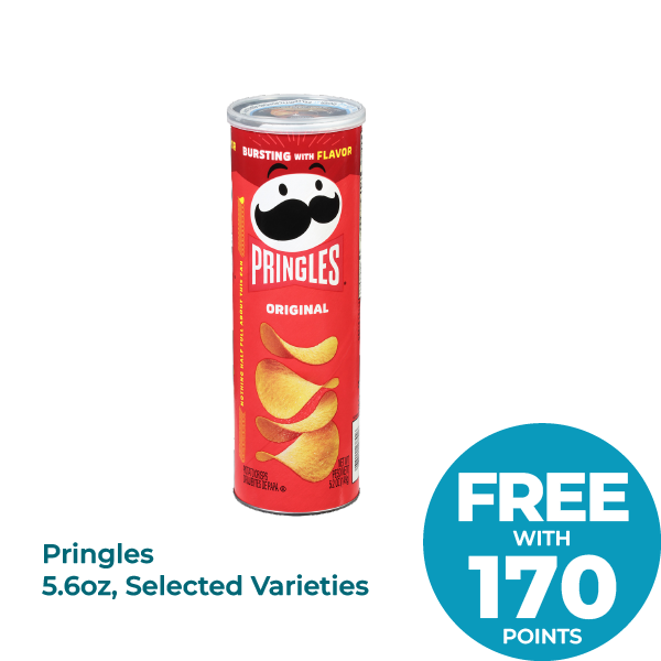 Pringles 5.6oz, Selected Varieties