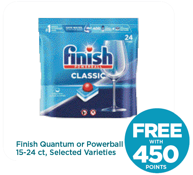 Finish Quantum or Powerball 15-24 ct, Selected Varieties