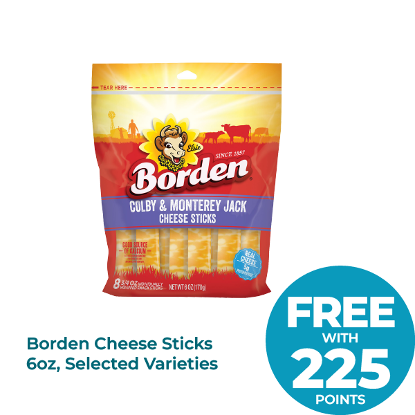 Borden Cheese Sticks 6oz, Selected Varieties