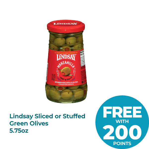 Lindsay Sliced or Stuffed Green Olives 5.75oz