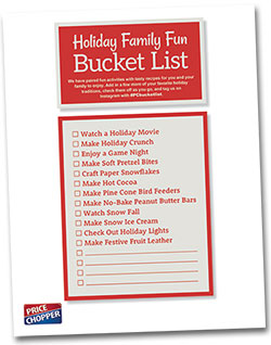 Holiday Bucket List