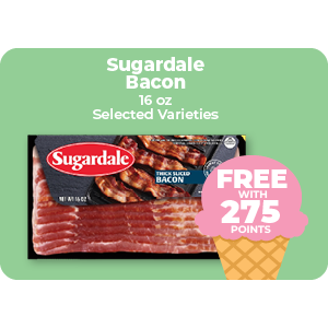 Sugardale Bacon 16oz, Selected Varieties