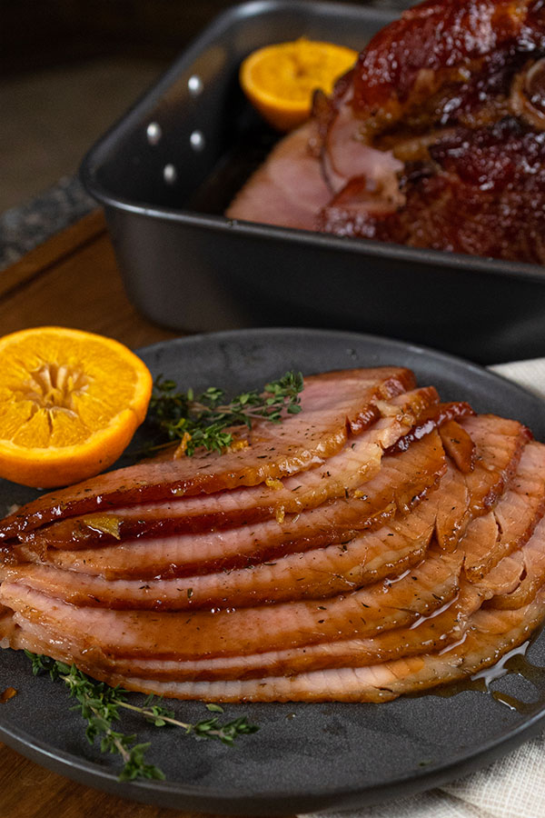 Bourbon and Cola Glazed Ham