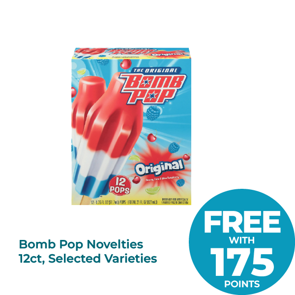 Bomb Pop Novelties 12ct, Selected Varieties