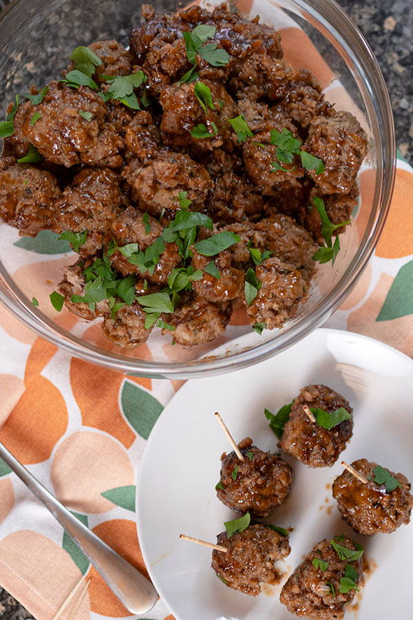 Honey BBQ Slow Cooker Meatballs