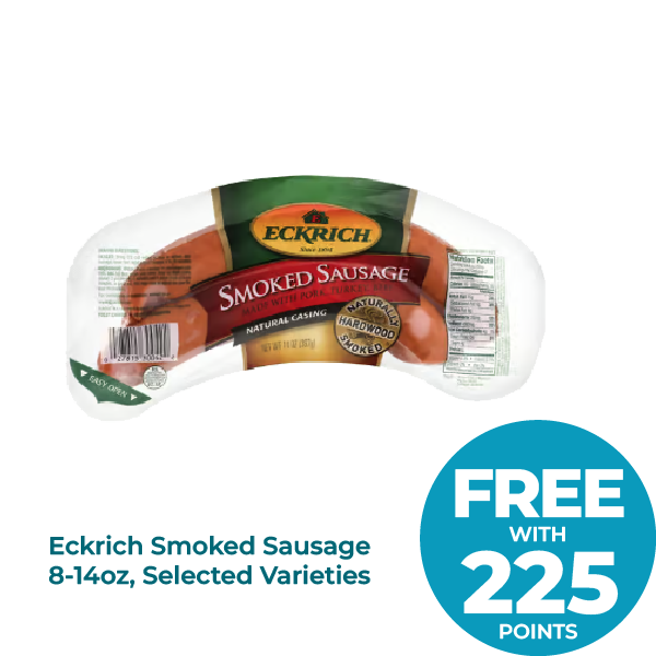 Eckrich Smoked Sausage 8-14oz, Selected Varieties