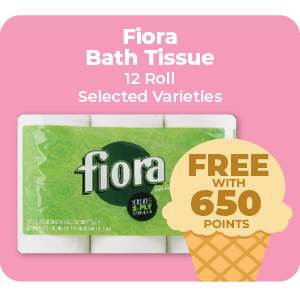 Fiora Bath Tissue 12 roll, Selected Varieties