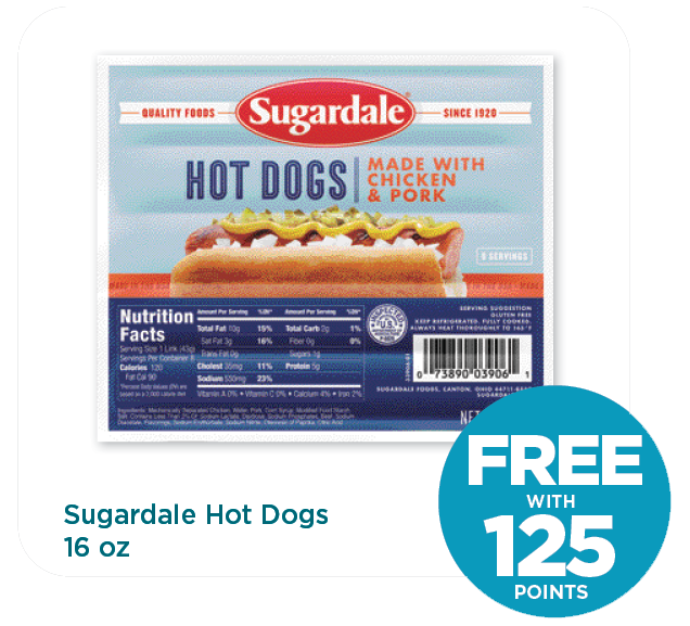 Sugardale Hot Dogs 16 oz