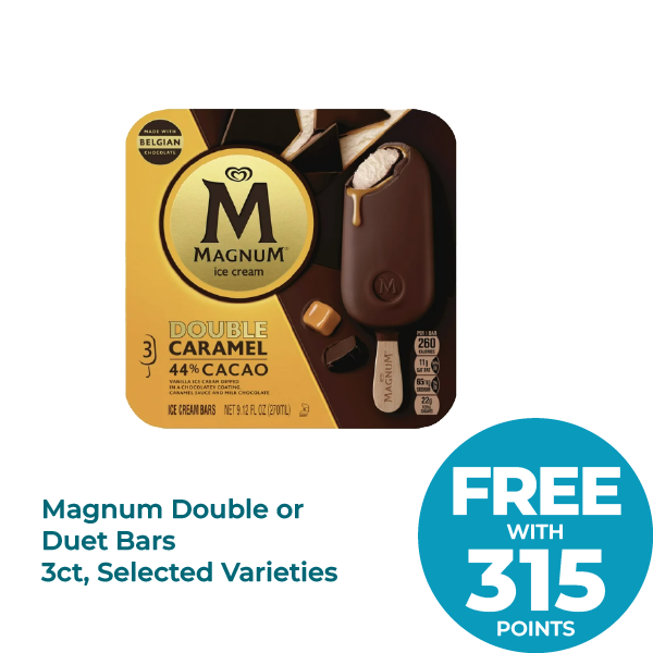 Magnum Double or Duet Bars 3ct, Selected Varieties