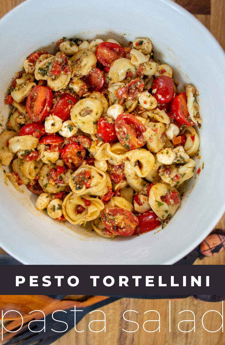 Pesto Tortellini Pasta Salad