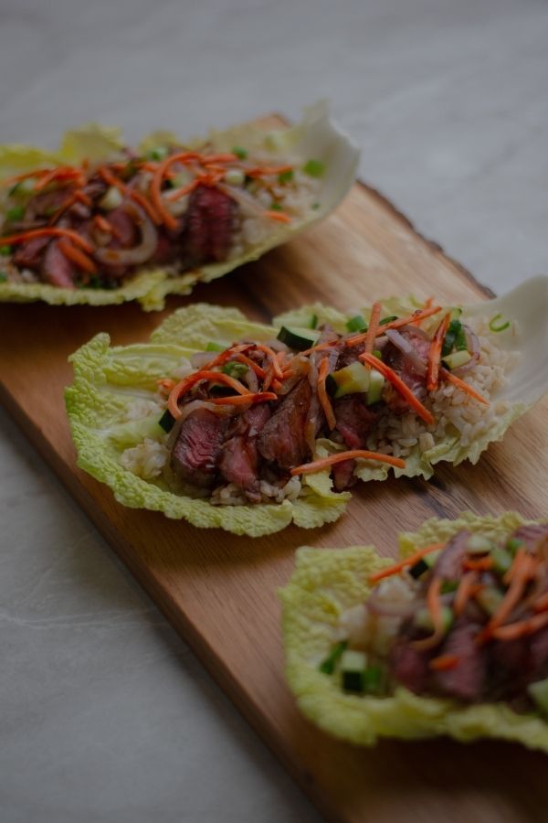 Thai Beef Cabbage Wraps