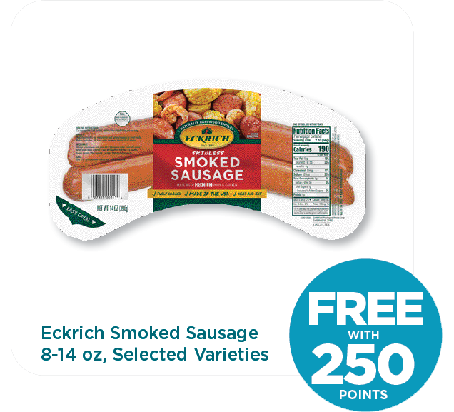 Eckrich Smoked Sausage 8-14 oz, Selected Varieties