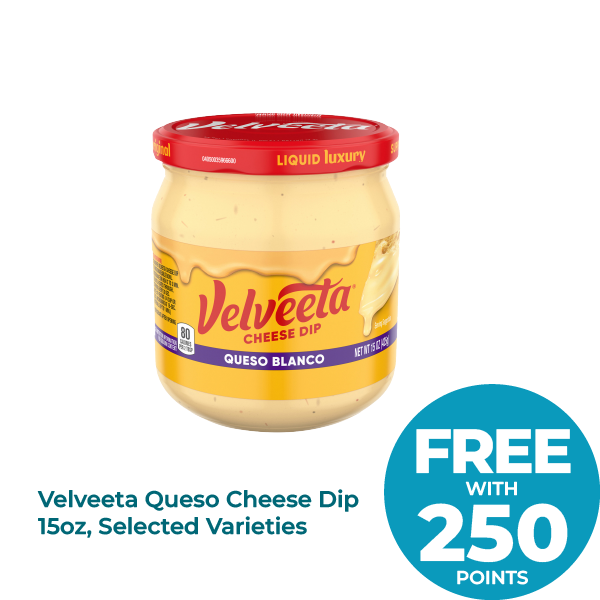 Velveeta Queso Cheese Dip 15oz, Selected Varieties