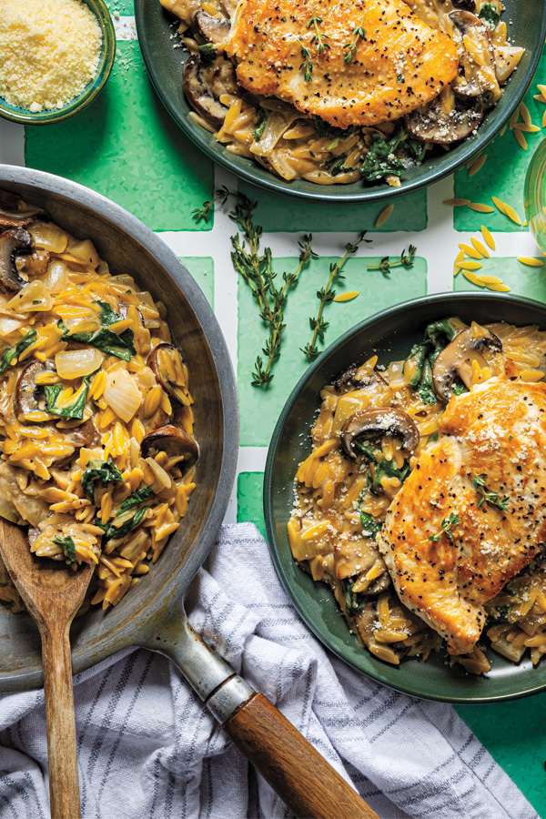 One-pot Chicken & Mushroom Orzo